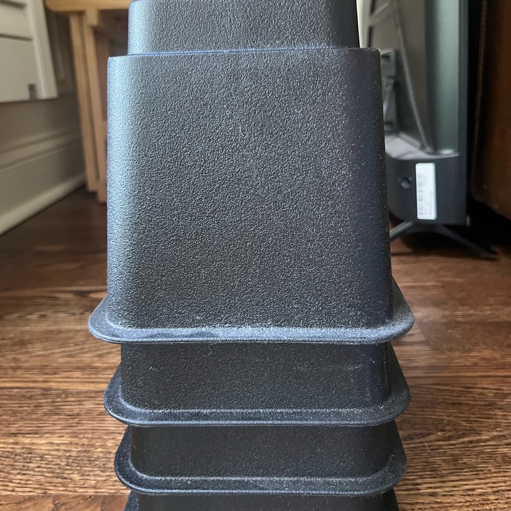 Black Bed Risers - Picture 3 of 4